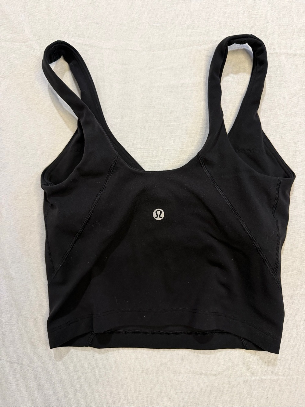 lululemon Black Scoop-Back Sports Bra size 2